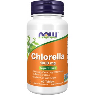 NOW Supplements, Chlorella with naturally occurring Chlorophyll