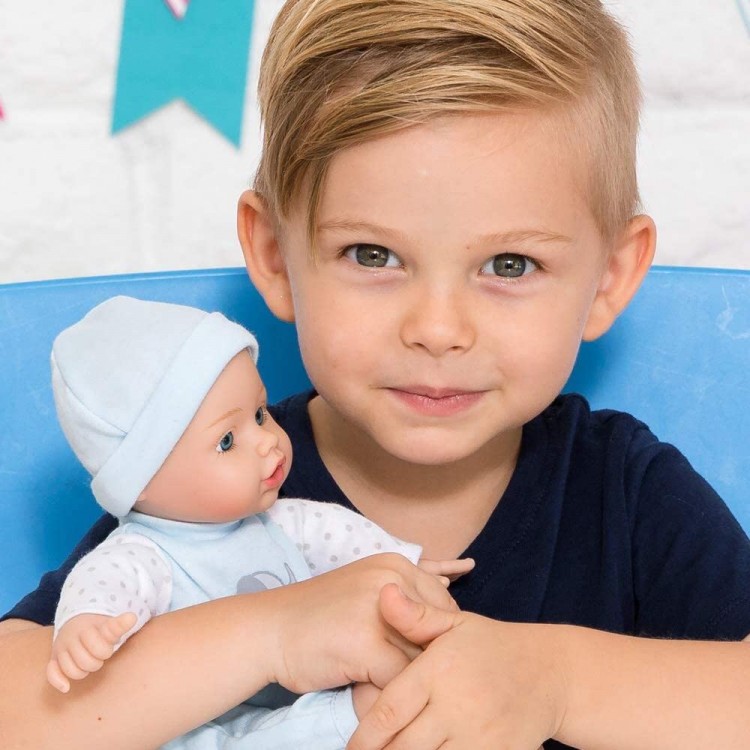 ADORA Soft & Cuddly Sweet Baby Boy Peanut, Onesie and a Blue Cap