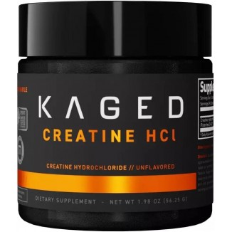 Kaged Creatine HCl - Patented Creatine Powder - Highly Soluble Creatine Hydrochloride 750mg - Unflavored - 75 Servings