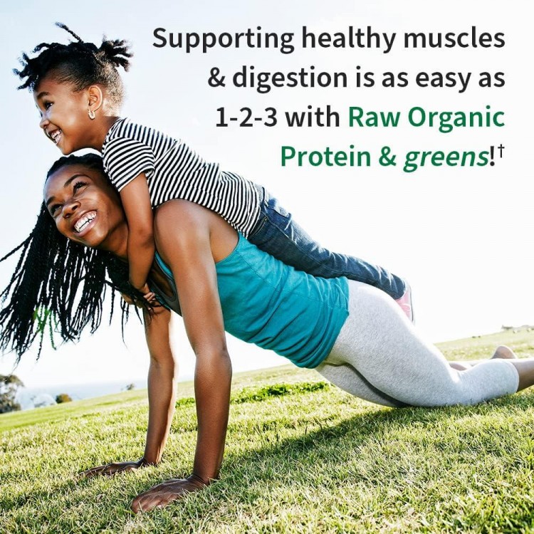 Raw Organic Protein & Greens Vanilla - Vegan Protein Powder for