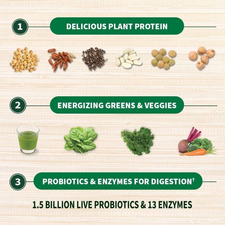 Raw Organic Protein & Greens Vanilla - Vegan Protein Powder for