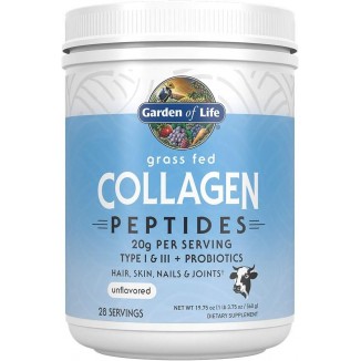 Garden Of Life Grass Fed Collagen Peptides Powder–Unflavored Collagen Powder