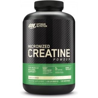 Optimum Nutrition Micronized Creatine Monohydrate Powder, Unflavored, Keto Friendly