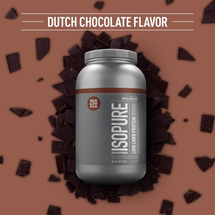 Dutch Chocolate Whey Isolate Protein Powder With Vitamin C & Zinc For Immune Support