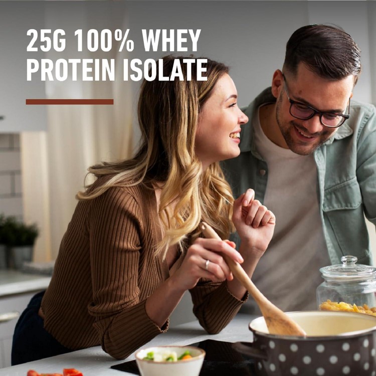 Dutch Chocolate Whey Isolate Protein Powder With Vitamin C & Zinc For Immune Support