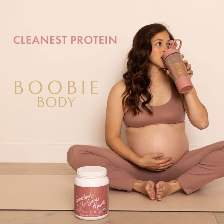 Boobie Body Superfood Protein Shake for Moms, Pregnancy Protein Powder, Lactation Support to Increase Milk Supply