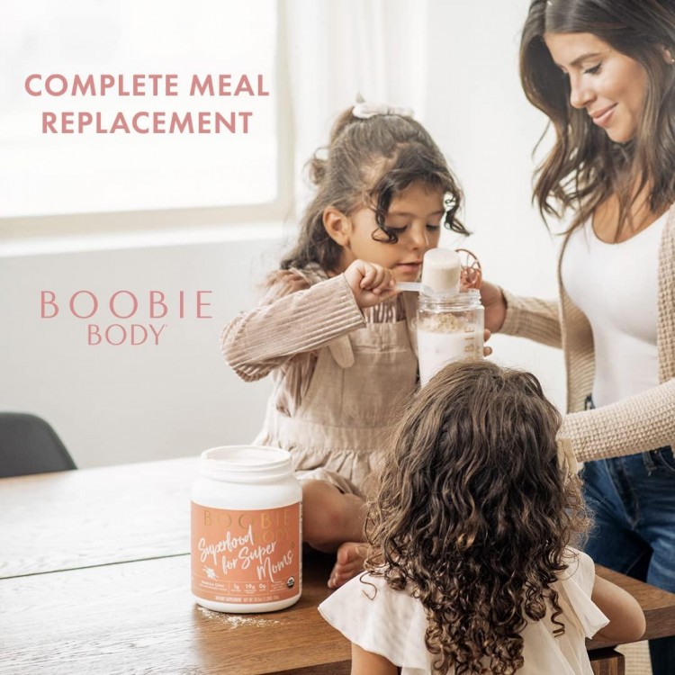 Boobie Body Superfood Protein Shake for Moms, Pregnancy Protein Powder, Lactation Support to Increase Milk Supply