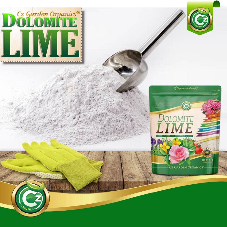 Dolomite Lime - Garden Soil Amendment Fertilizer for Plants