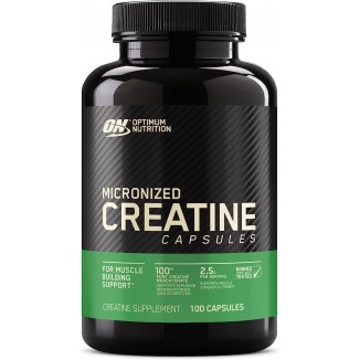 Optimum Nutrition Micronized Creatine Monohydrate Capsules, Keto Friendly