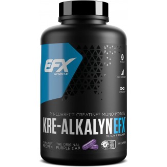 EFX Sports Kre-Alkalyn EFX | pH Correct Creatine Monohydrate Pill Supplement | Strength
