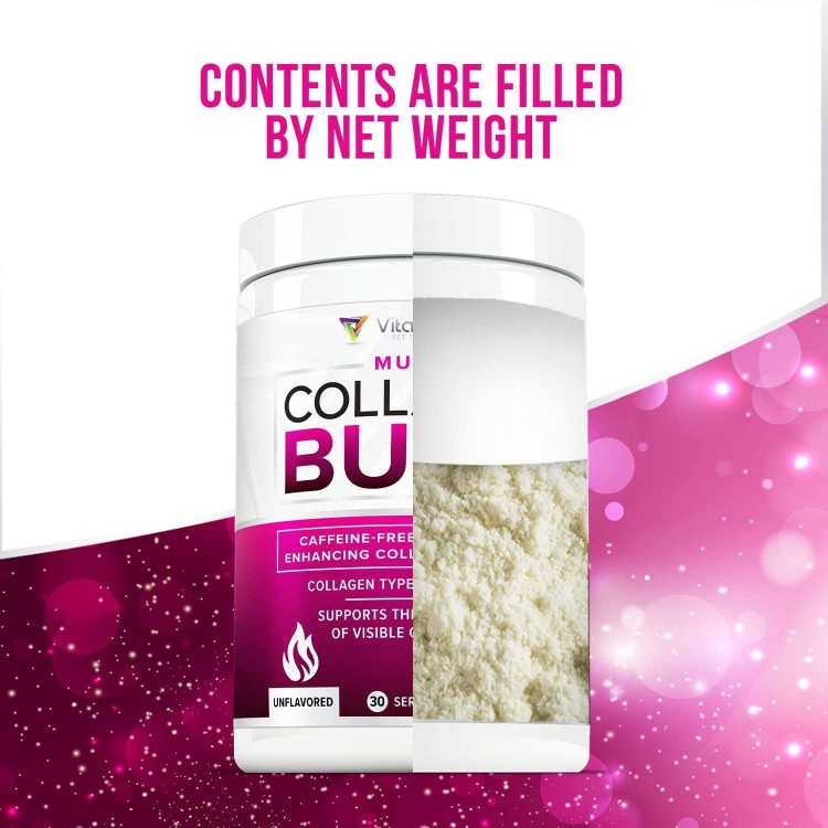 Hydrolyzed Collagen Powder For Weight Loss - Collagen Burn Ultimate Beauty Complex