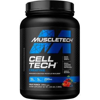 Creatine Monohydrate Powder MuscleTech Cell-Tech Creatine Post Workout Recovery Drink Muscle Builder