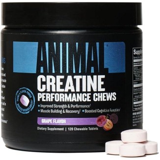 Animal Creatine Chews Tablets - Enhanced Creatine Monohydrate with AstraGin to Improve Absorption