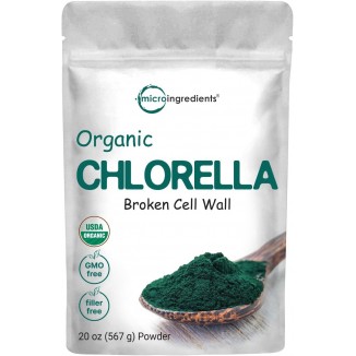 Micro Ingredients Organic Chlorella Powder, Rich in Protein & Vitamins