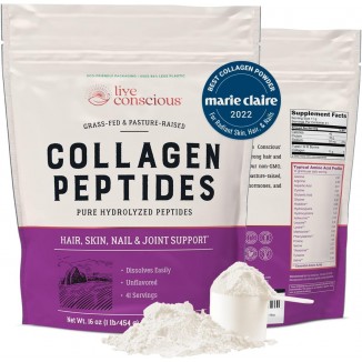 Collagen Peptides Powder - Type I & III Grass-Fed Collagen Supplements