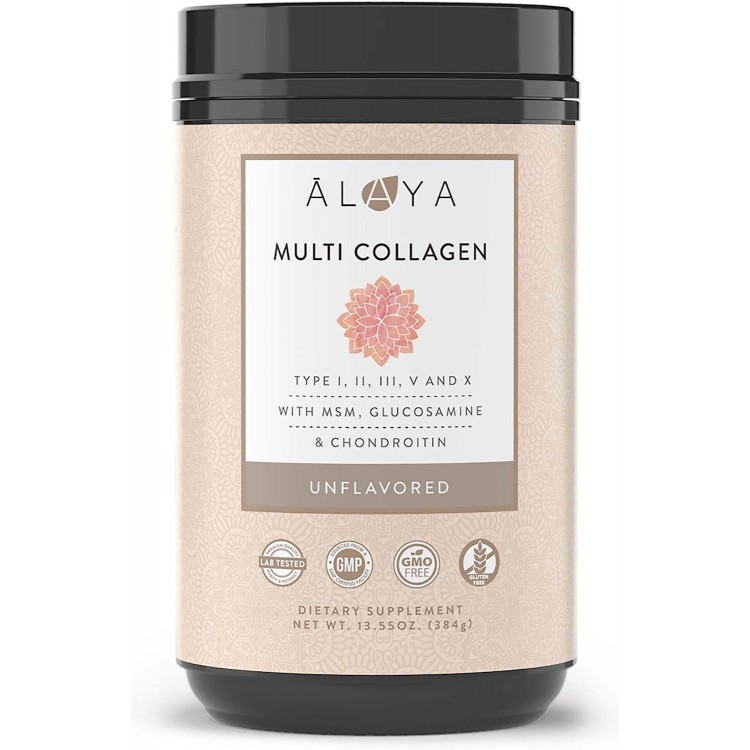 Alaya Multi Collagen Powder - Hydrolyzed Collagen Peptides Protein Powder Supplement