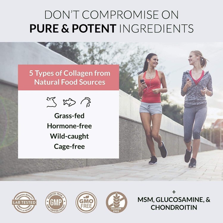 Alaya Multi Collagen Powder - Hydrolyzed Collagen Peptides Protein Powder Supplement