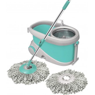 Spotzero by Milton Prime Spin Mop | Portable Mop Bucket with Wringer on Wheels