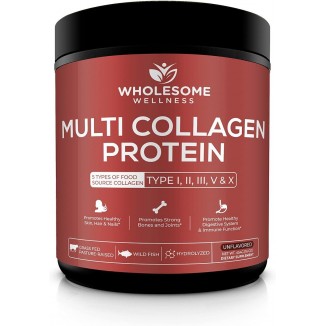 Multi Collagen Protein Powder Hydrolyzed (Type I II III V X) 