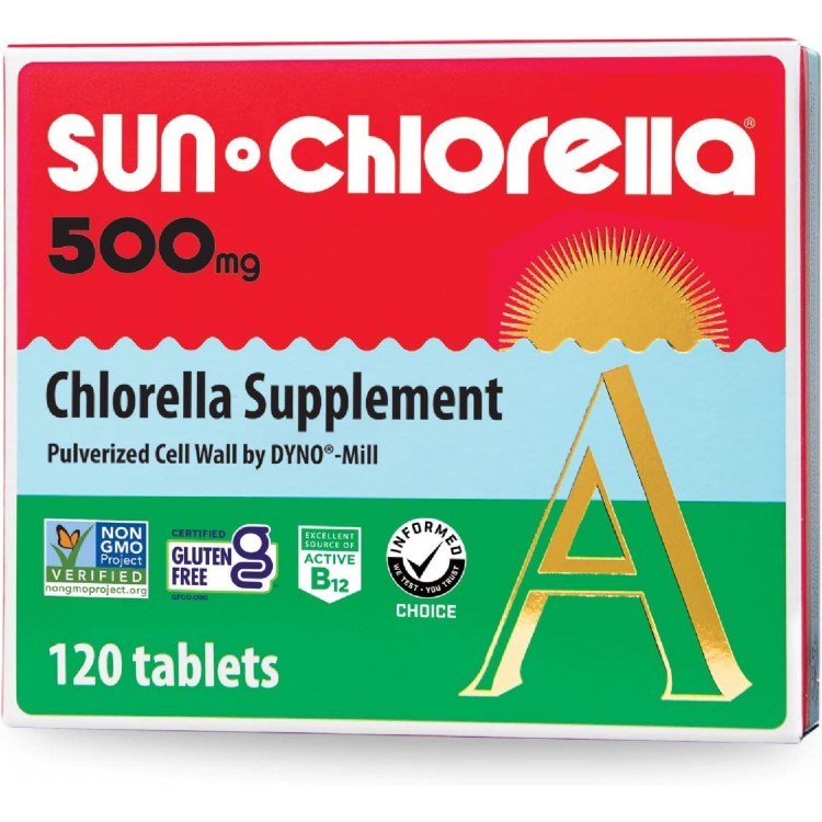 Chlorella 500mg Whole Body Wellness Green Algae Superfood Supplement