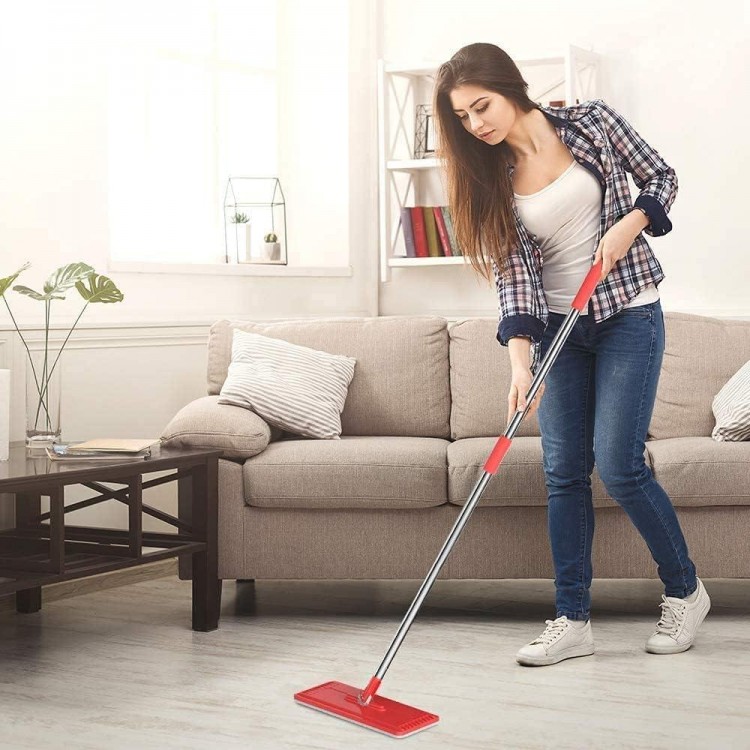 Flat Floor Mop and Bucket Set for Professional Home Floor Cleaning System