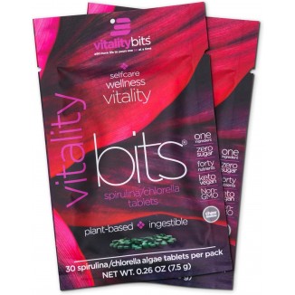 VITALITYbits Organic Blended Spirulina & Chlorella Algae Tablets