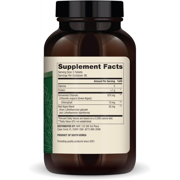 Dr. Mercola Fermented Chlorella with Chlorophyll, Dietary Supplement
