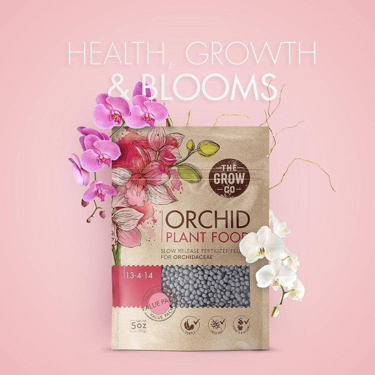 Orchid Plant Food-Bloom Booster Fertilizer Pellets for Orchids in Pots