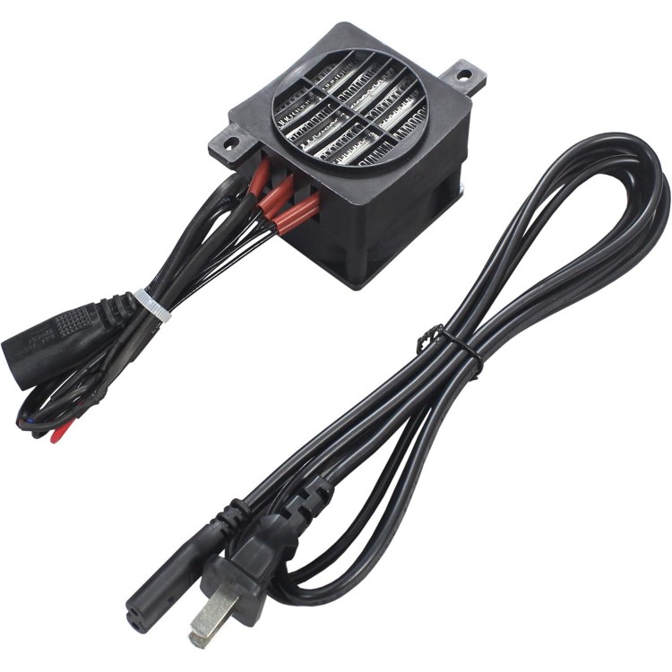 PTC Car Fan Heater with Power Cord, 110V 200W Electric Ceramic Energy Saving