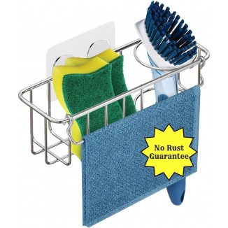 KESOL RustProof Sink Sponge Caddy Stainless Steel Sink Accessories