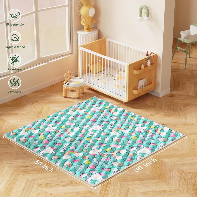 LEHOM Baby Play Mat , Non-Slip Washable Baby Play Mat Baby Playmat Floor Mat 