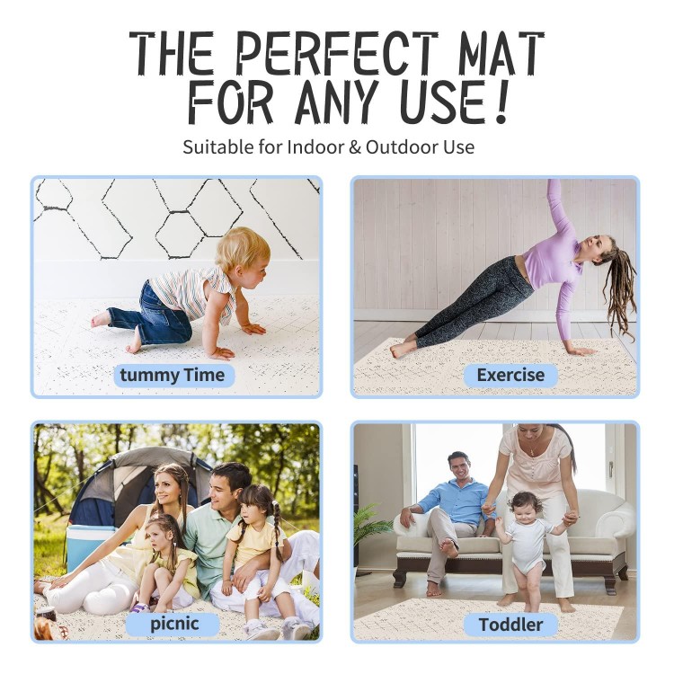 Yay Mats Stylish Extra Large Baby Play Mat