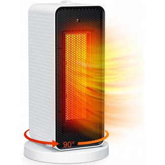Qoosea Indoor Electric Space Heater - Oscillation - Portable Ceramic Heater