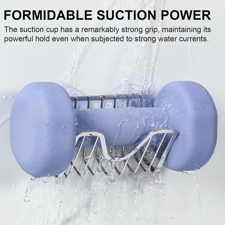 Sponge Holder for Kitchen Sink with Suction Cups - Sink Caddy Organizer