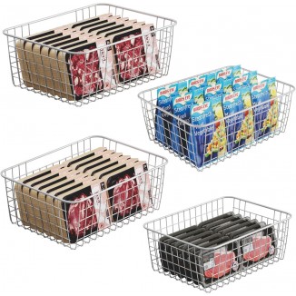 iSPECLE Upright Freezer，Durable Freezer Baskets Fully Utilizes Space