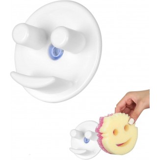 Sponge Holder, Sink Caddy for Scrub Sponges for Holding Smiley Sponges 