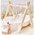 Natural Wood White Color (4 infant activity toys) 