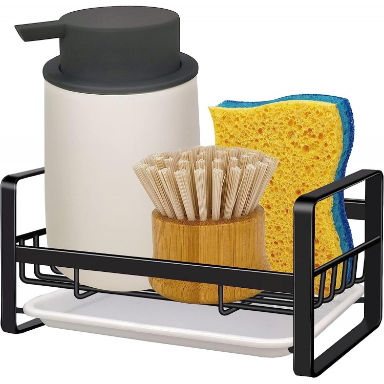 VANTEN Kitchen Sink Caddy Sponge Holder Sink Organizer