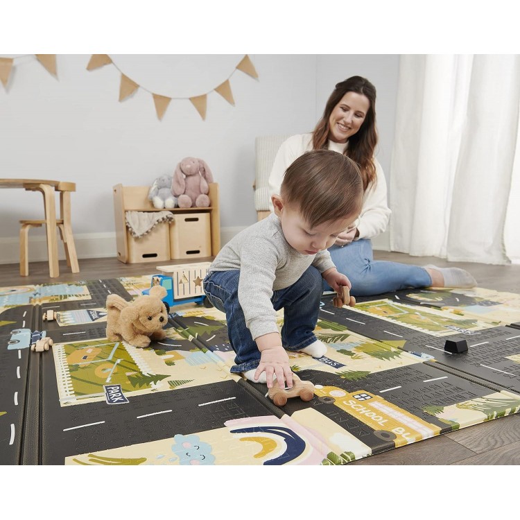 Regalo Play Mat, Foldable & Reversible, Waterproof, Bonus Kit, Includes Travel Case With Carry Strap