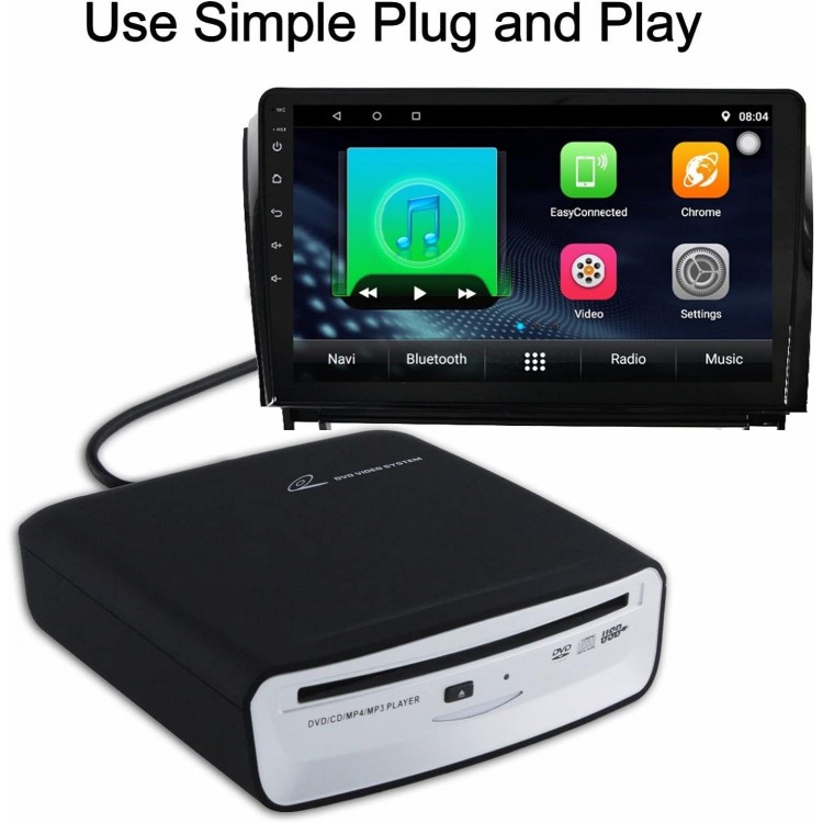 USB External Car Universal CD Player USB Connection Portable CD Players