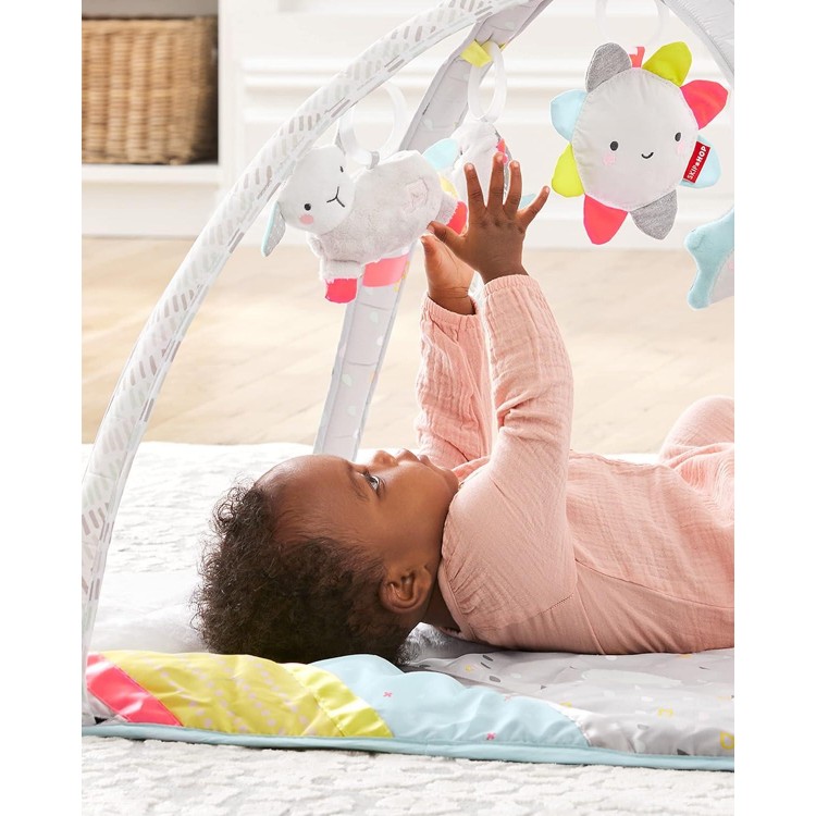 Skip Hop Baby Play Gym and Infant Playmat, Silver Lining Cloud, Grey