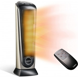 Lasko Oscillating Ceramic Tower Space Heater for Home, 22.5 Inches