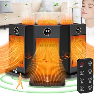 Space Heaters for Indoor Use,2023 Upgraded PTC Portable Mini Space Heaters