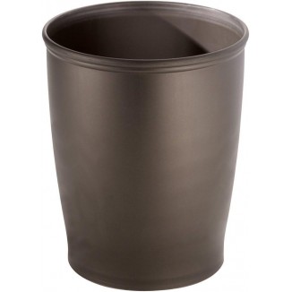 iDesign Small Round Plastic Trash Cans