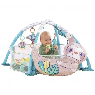 Infantino 4-in-1  - Combination Baby Activity Gym and Ball Pit for Sensory Exploration