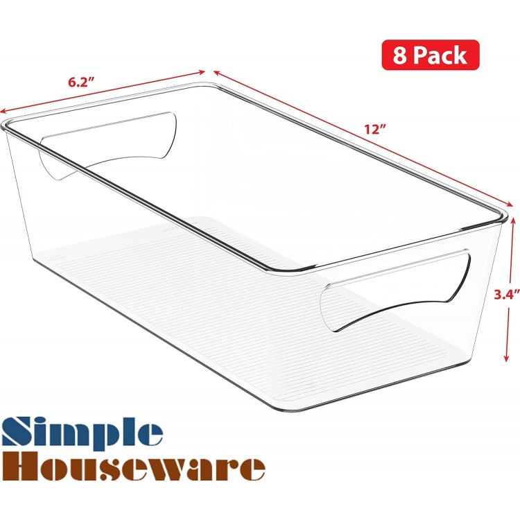 SimpleHouseware Freezer Organizer Storage Bins