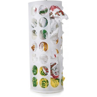 Handy Laundry Grocery Bag Storage Holder, Large Capacity Bag Dispenser