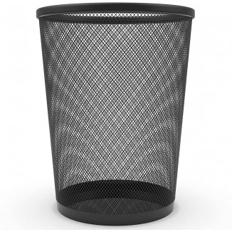 Zuvo Circular Mesh Waste Paper Bin, Lightweight Waste Basket Garbage Can