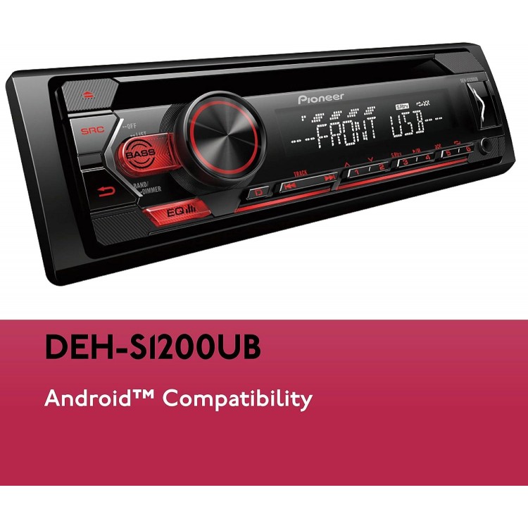 PIONEER Single-Din in-Dash CD Player with USB Port