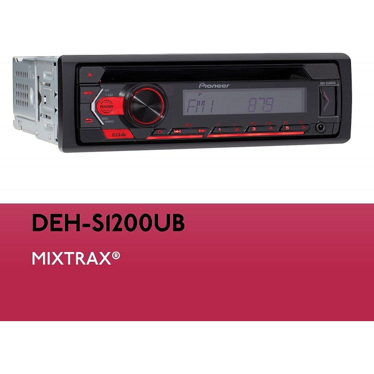 PIONEER Single-Din in-Dash CD Player with USB Port